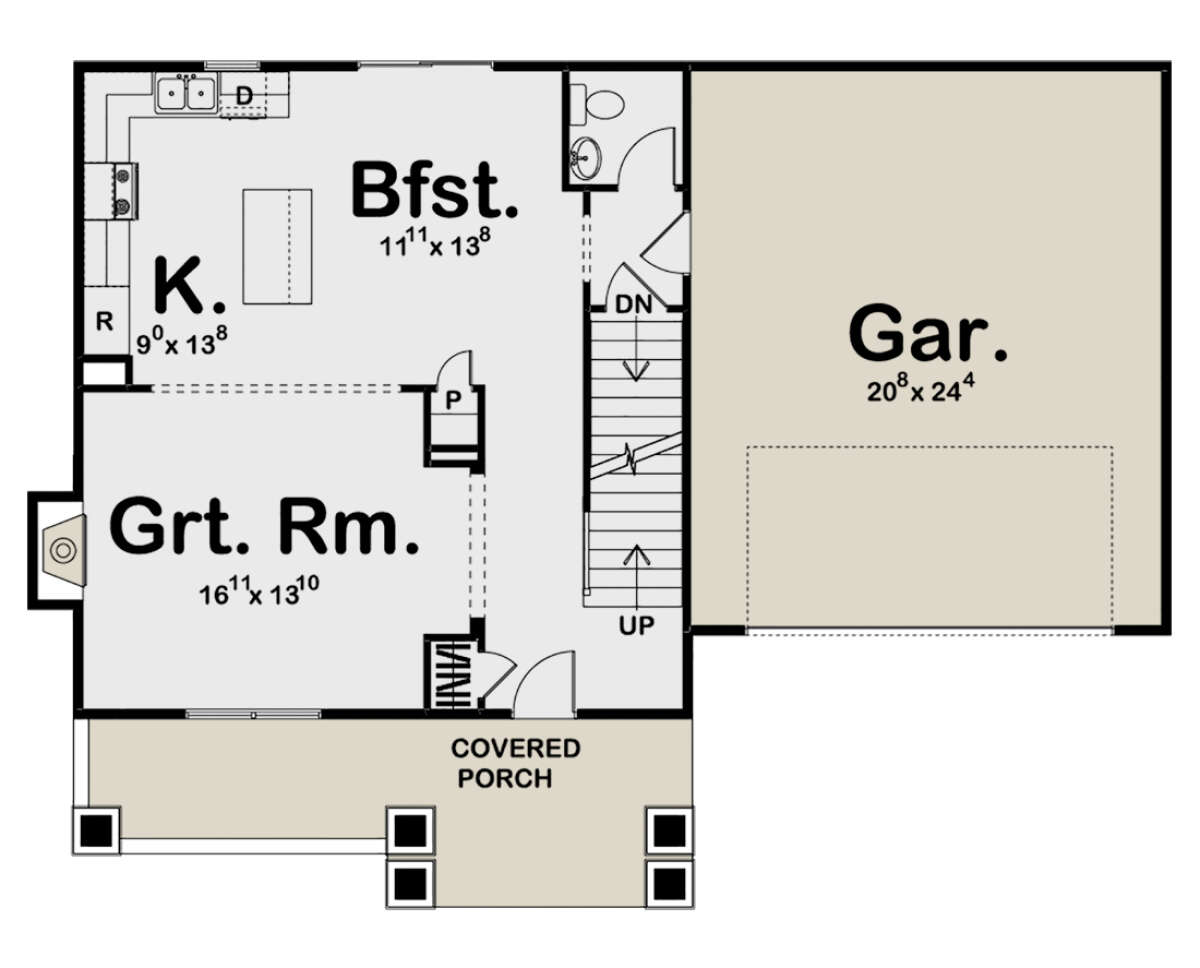 Main Floor for House Plan #963-00097