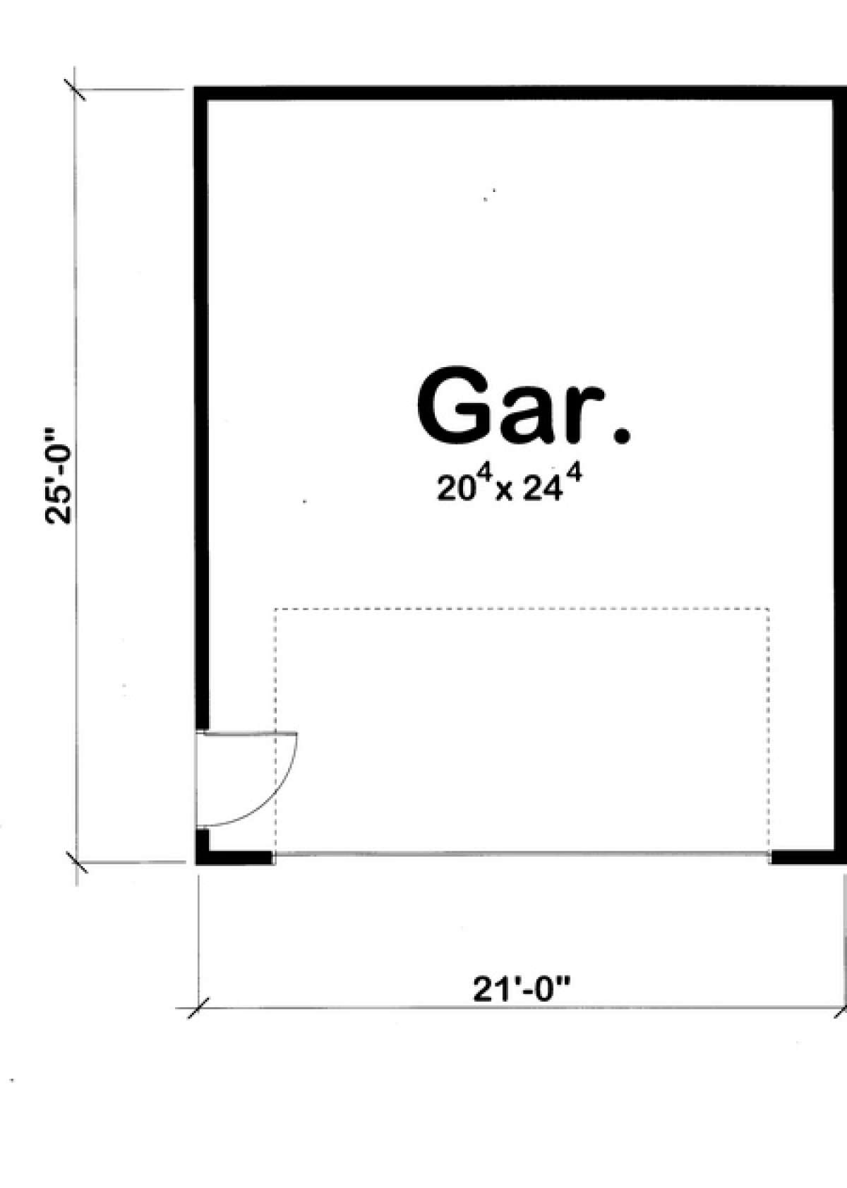 Floorplan 1 for House Plan #963-00099