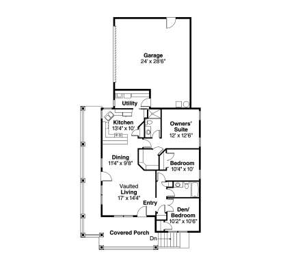 Main Floor  for House Plan #035-00342