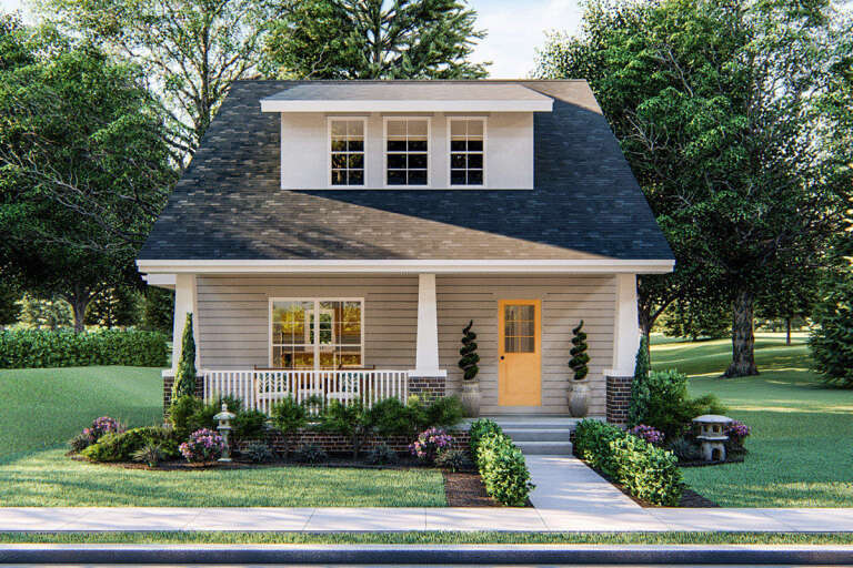 Bungalow House Plan #963-00100 Elevation Photo