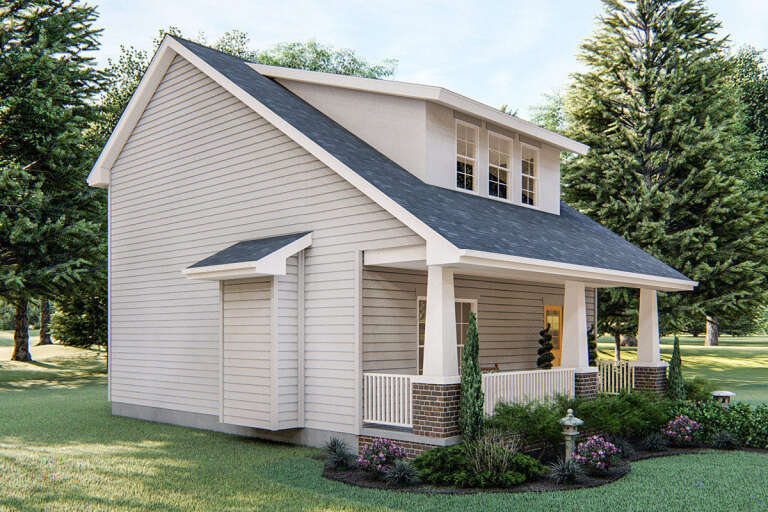 Bungalow House Plan #963-00100 Elevation Photo