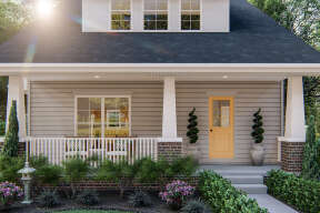 Bungalow House Plan #963-00100 Elevation Photo