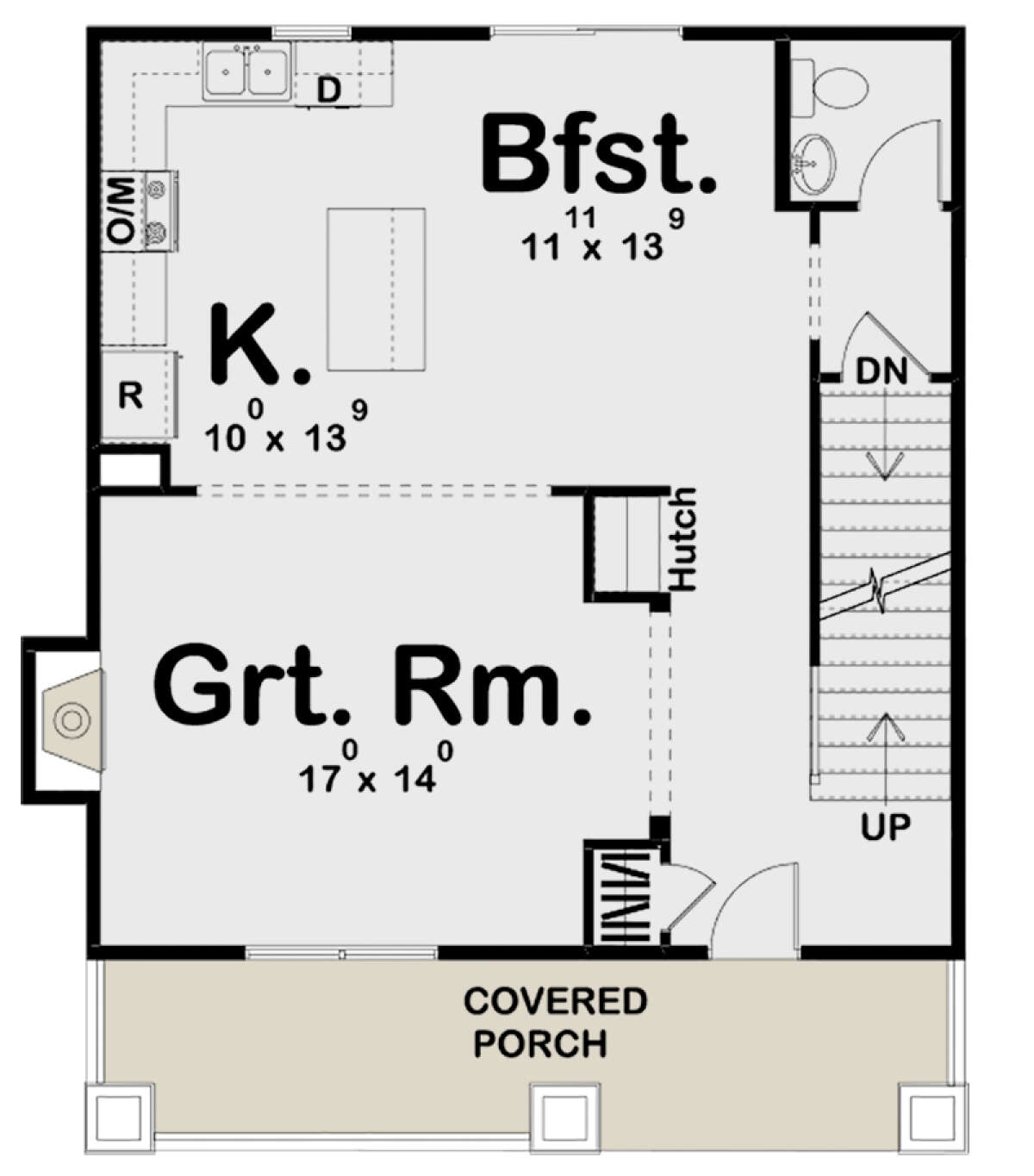 Main Floor for House Plan #963-00100
