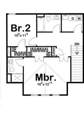 Floorplan 2 for House Plan #963-00101