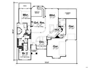 Floorplan 2 for House Plan #963-00103