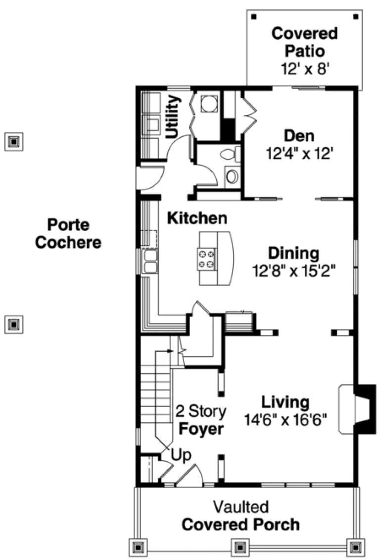 House Plan House Plan #1130 Drawing 1
