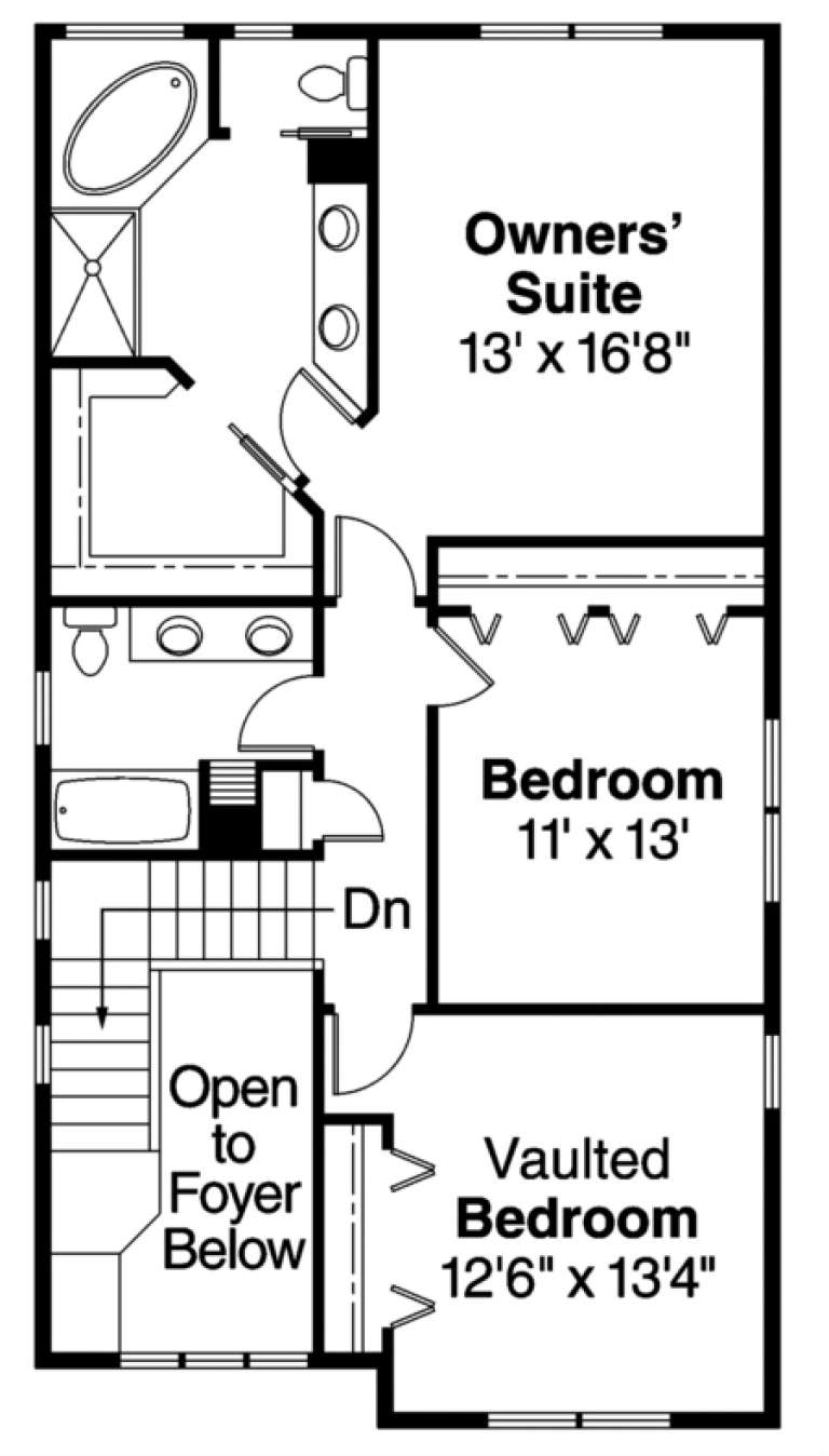 House Plan House Plan #1130 Drawing 2