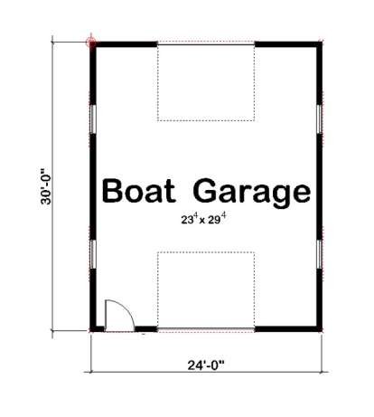 Garage Floor for House Plan #963-00117