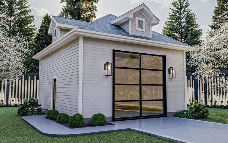 House Plan House Plan #11308 Angled Front Elevation