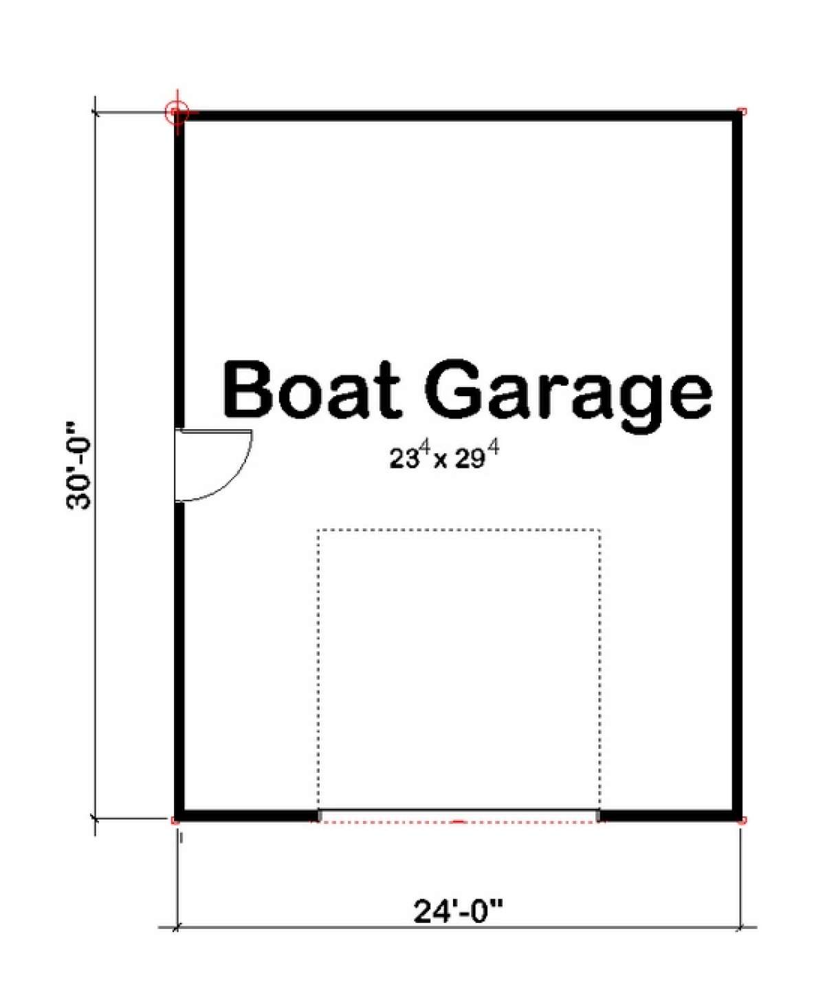Garage Floor for House Plan #963-00118