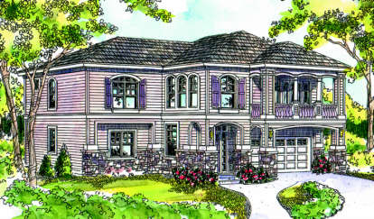 3 Bed, 3 Bath, 2682 Square Foot House Plan - #035-00344