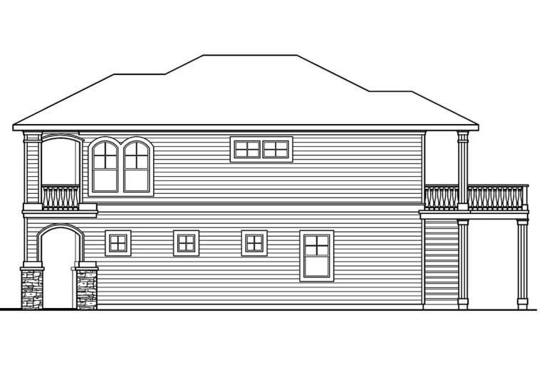 European House Plan #035-00344 Elevation Photo