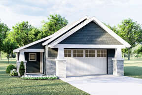 Craftsman House Plan #963-00120 Elevation Photo
