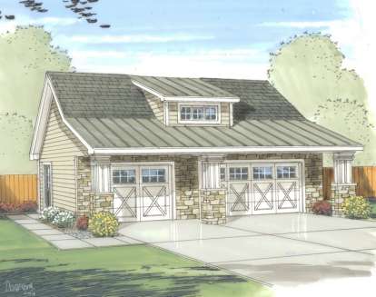 House Plan House Plan #11312 Front Elevation