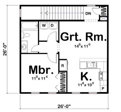 Second Floor for House Plan #963-00123