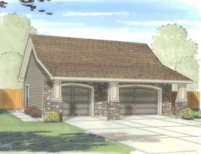 Craftsman House Plan #963-00125 Elevation Photo