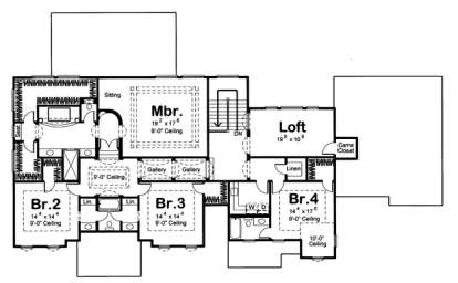 Floorplan 2 for House Plan #963-00127