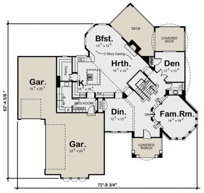 Main Floor for House Plan #963-00128