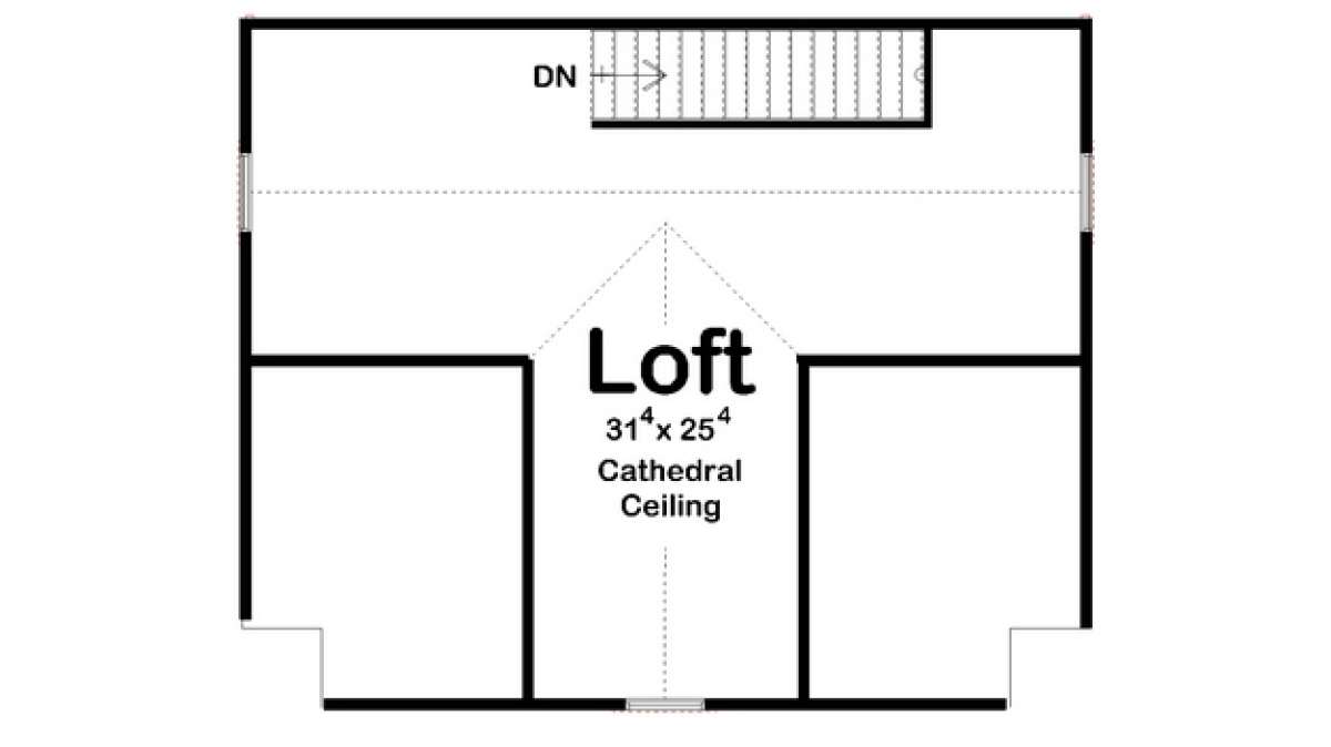 Loft for House Plan #963-00129