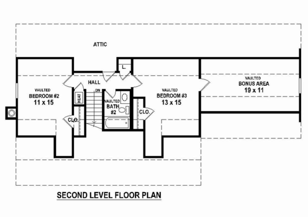 Floorplan 2 for House Plan #053-02574
