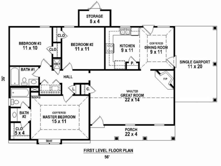 House Plan House Plan #11336 Drawing 1