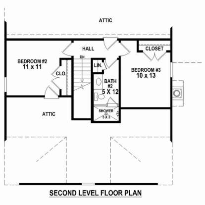 Floorplan 2 for House Plan #053-02586