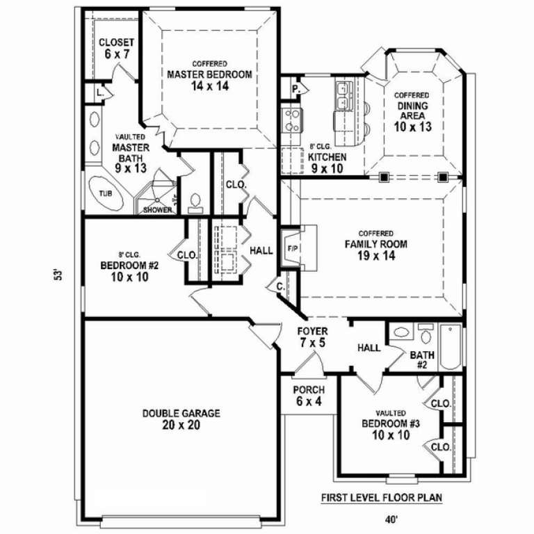 House Plan House Plan #11349 Drawing 1