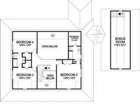 Second Floor for House Plan #036-00135