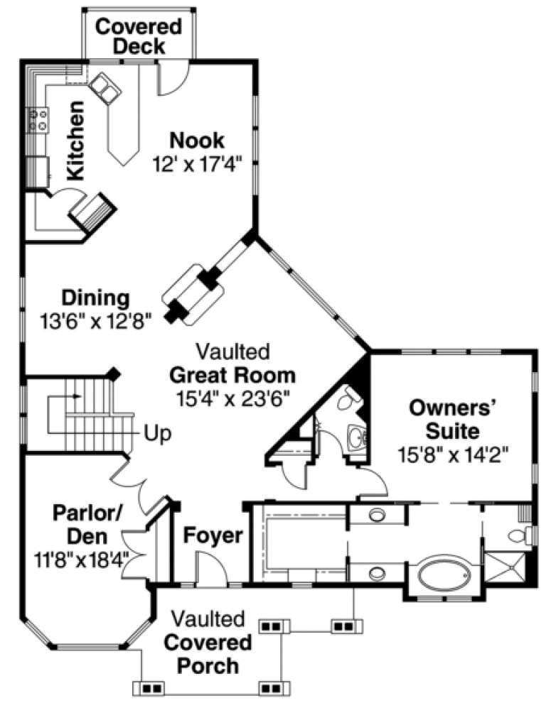 House Plan House Plan #1139 Drawing 1