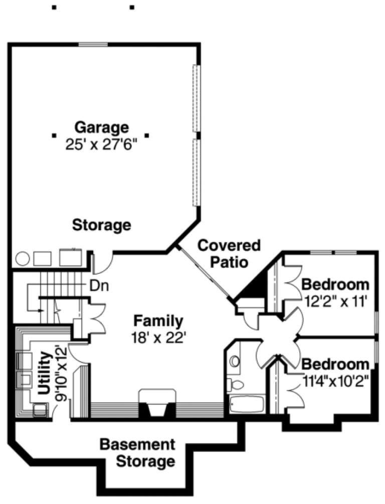 House Plan House Plan #1139 Drawing 2
