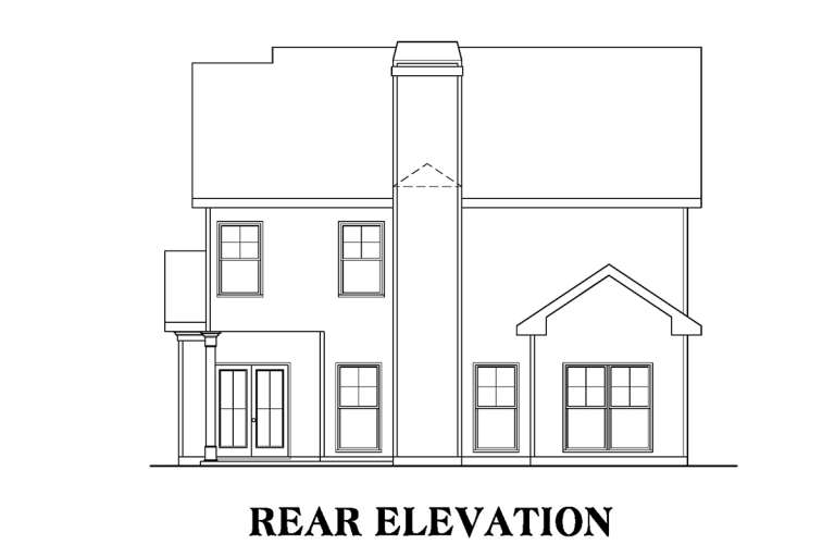 Craftsman House Plan #009-00097 Elevation Photo