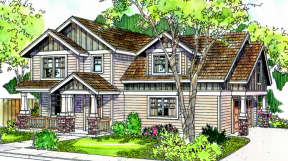 Country House Plan #035-00348 Elevation Photo