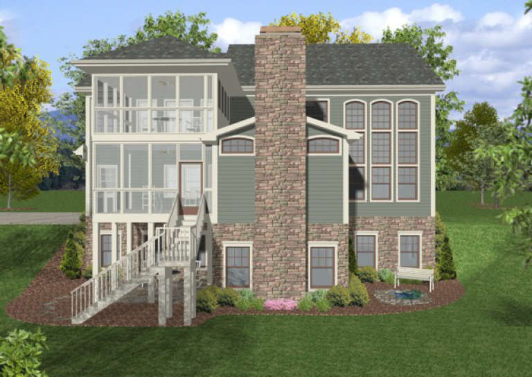Craftsman House Plan #036-00138 Elevation Photo