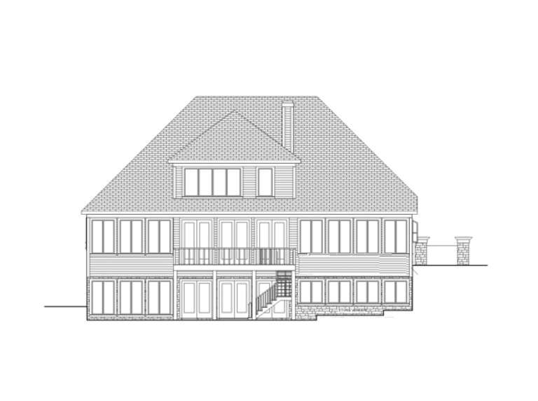 Traditional House Plan #036-00144 Elevation Photo