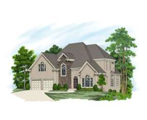 Traditional House Plan #036-00150 Elevation Photo