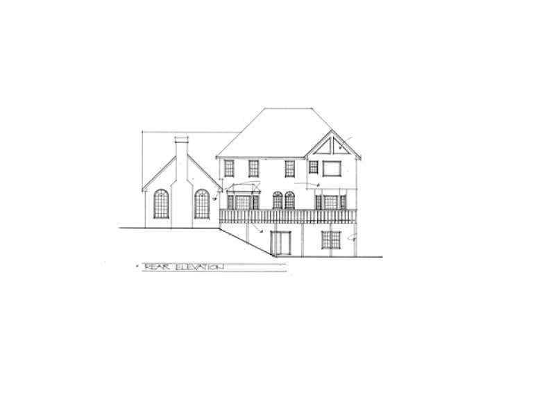 Traditional House Plan #036-00151 Elevation Photo