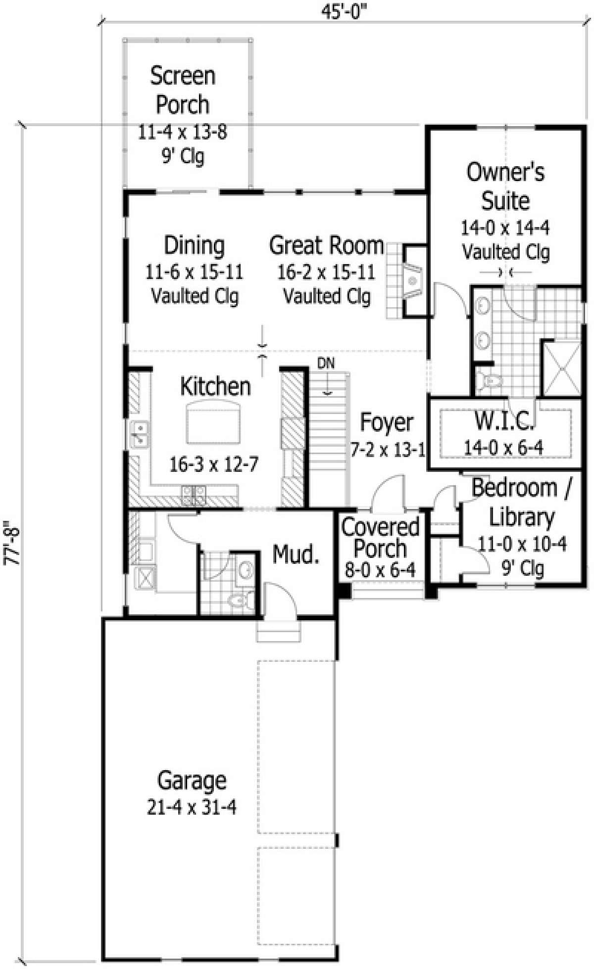 Main Floor for House Plan #098-00115