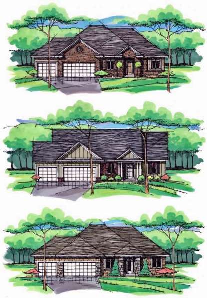 Cottage House Plan #098-00117 Elevation Photo