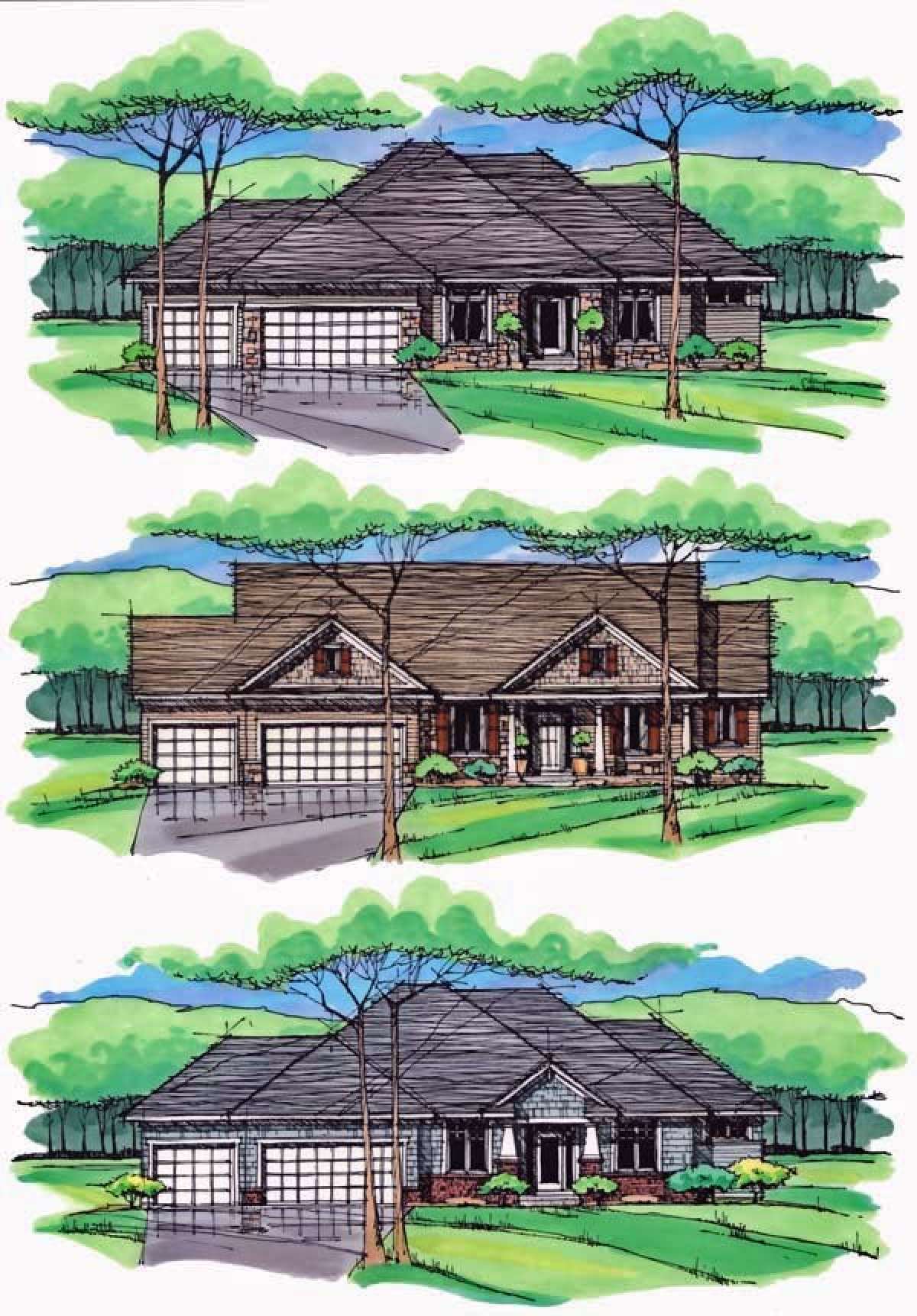 Cottage House Plan #098-00118 Elevation Photo