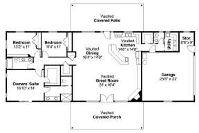 Main Floor  for House Plan #035-00349