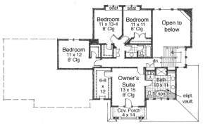 Second Floor for House Plan #098-00129
