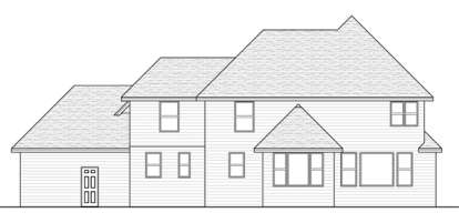 Traditional House Plan #098-00130 Elevation Photo
