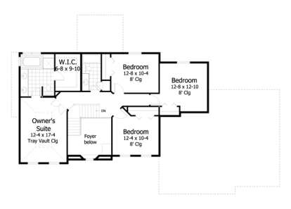 Second Floor for House Plan #098-00130