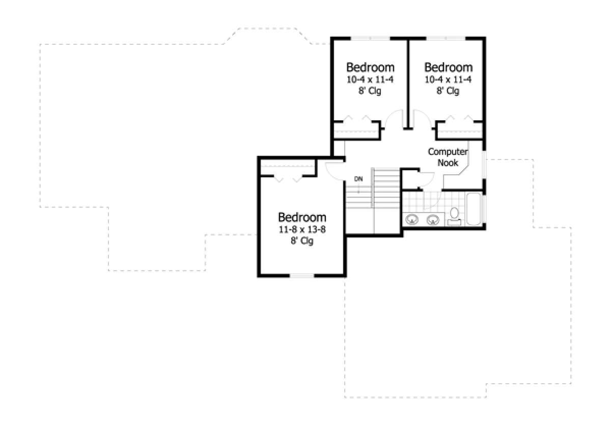 Second Floor for House Plan #098-00133