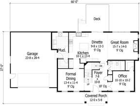 Main Floor for House Plan #098-00134