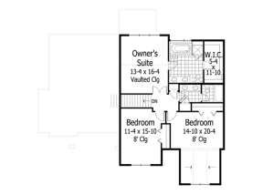 Second Floor for House Plan #098-00137
