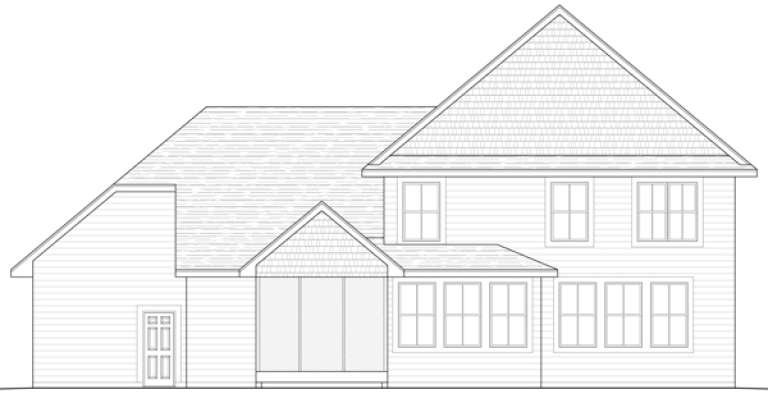 Craftsman House Plan #098-00139 Elevation Photo