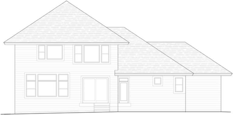 Craftsman House Plan #098-00141 Elevation Photo