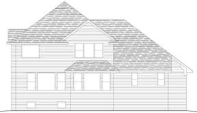 Craftsman House Plan #098-00143 Elevation Photo
