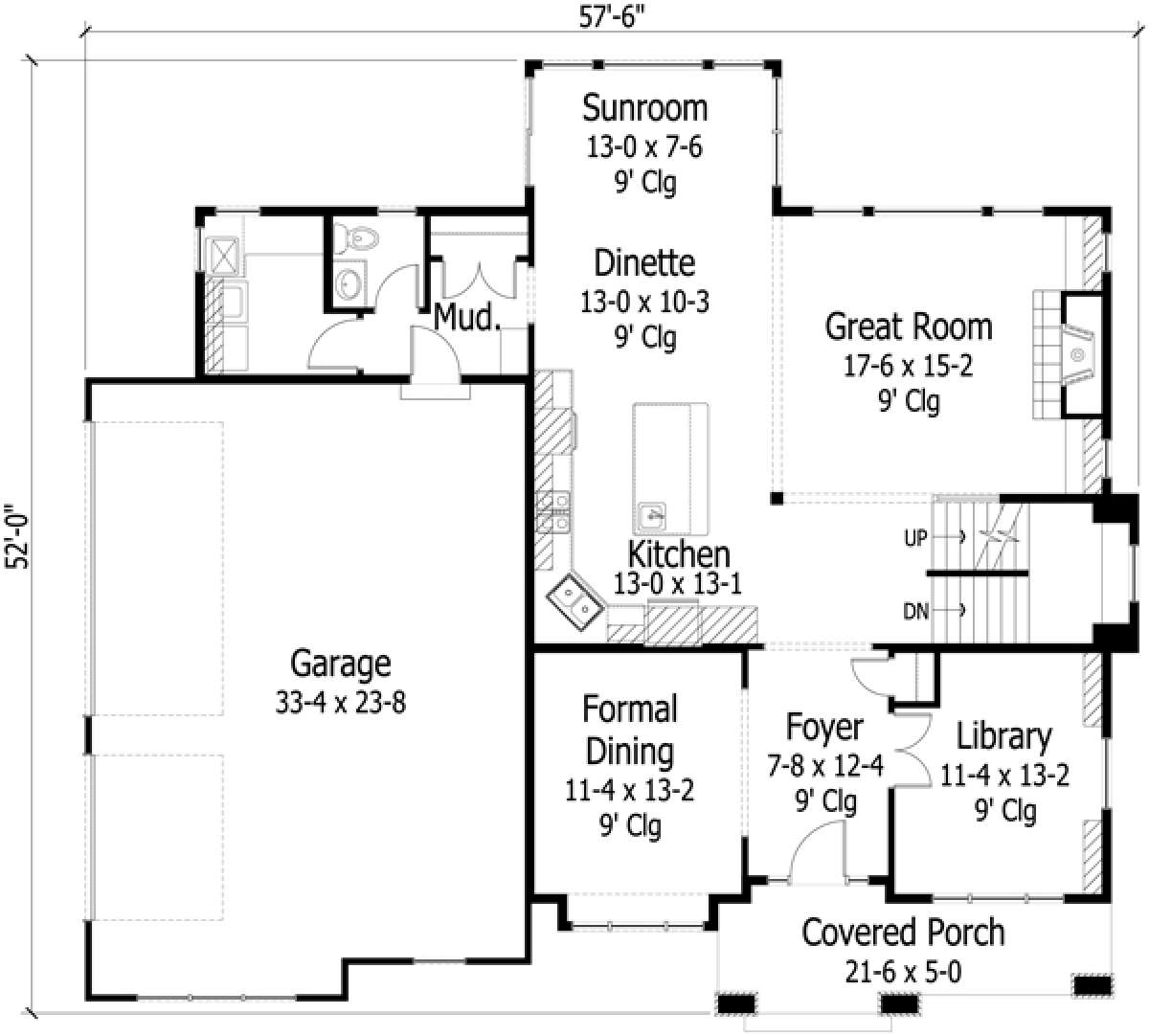 Main Floor for House Plan #098-00143